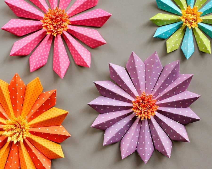 Тюльпаны оригами из бумаги: схема для начинающих - самоделкин