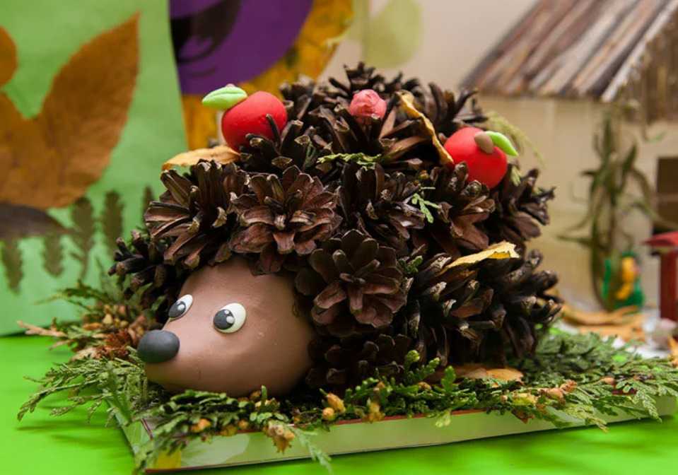 Поделки из овощей и фруктов на тему "осень" для выставки. идеи для школы и детского сада