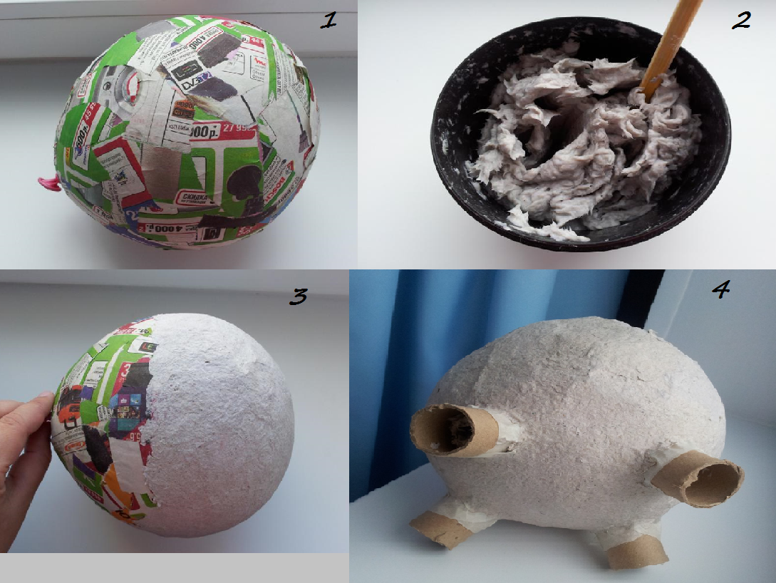 Делаем папье-маше из яичных лотков: инструкция пошагово