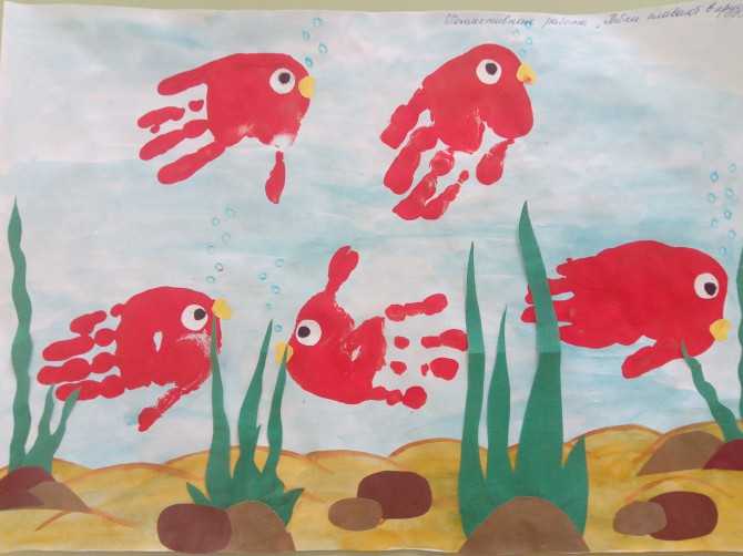 Конспект нод по художественному творчеству (аппликация) во второй младшей группе «рыбки в аквариуме». воспитателям детских садов, школьным учителям и педагогам - маам.ру