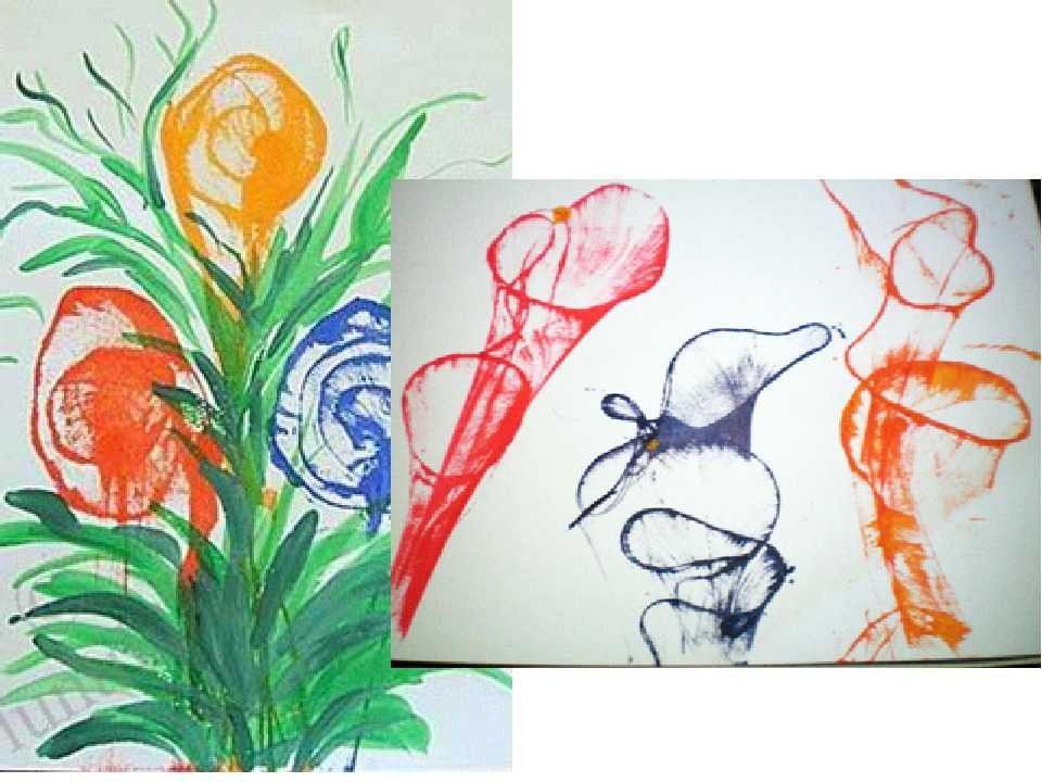 Детские техники рисования