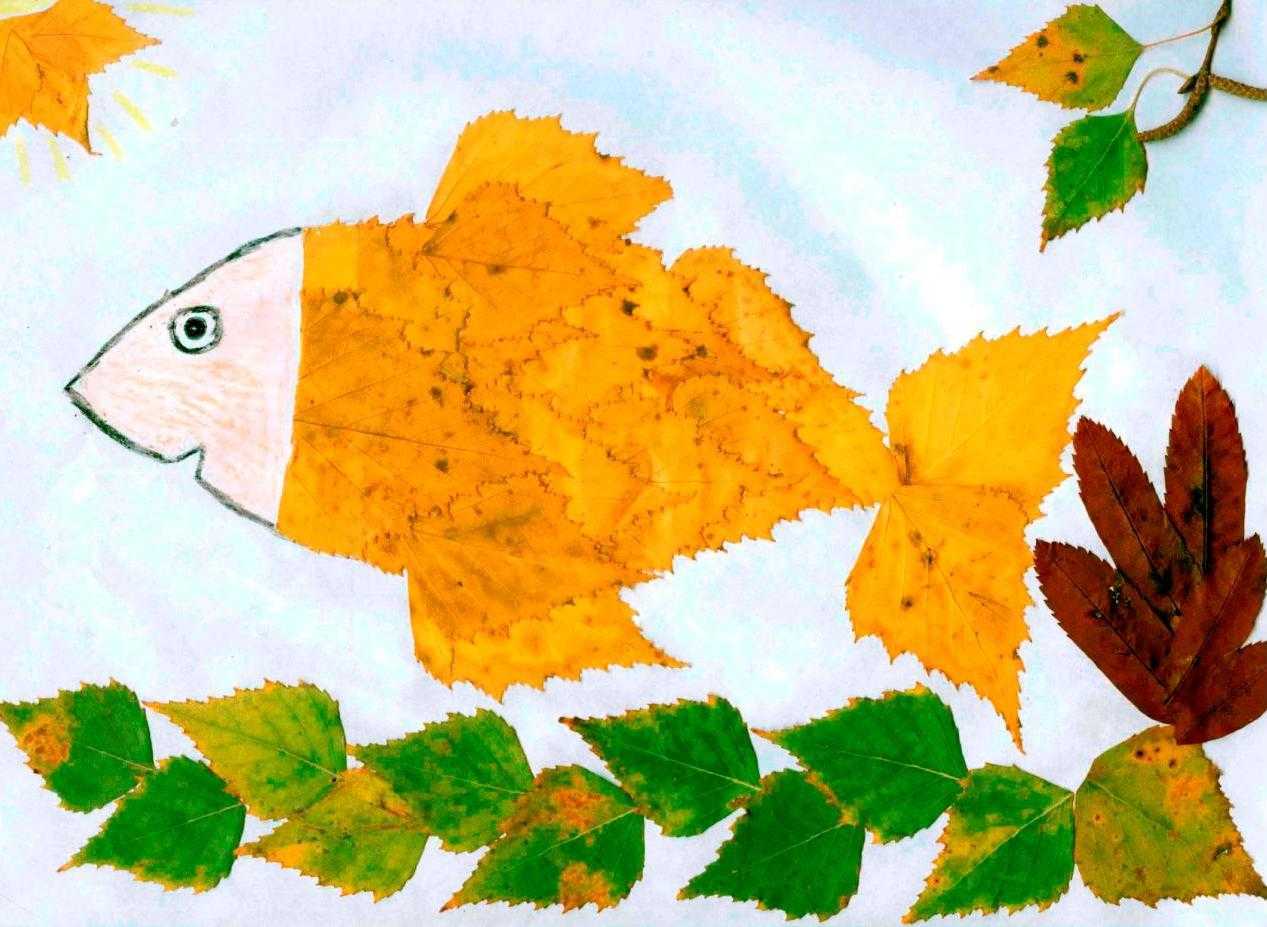 Аппликации из осенних листьев: как сделать поделки на тему осень в школу и садик | все о рукоделии