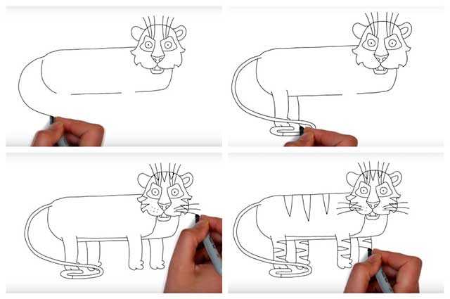 Как рисовать тигра ~ инструкции на все случаи жизни