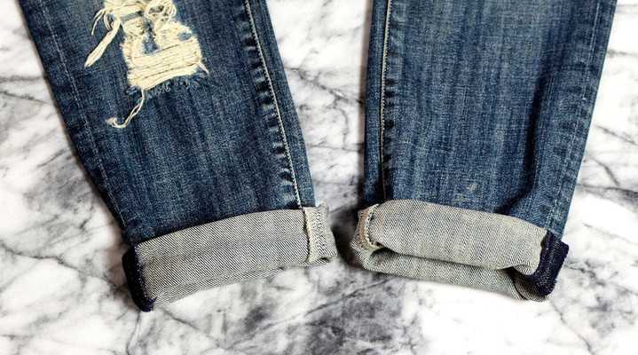Как подворачивать джинсы чтобы стали зауженными