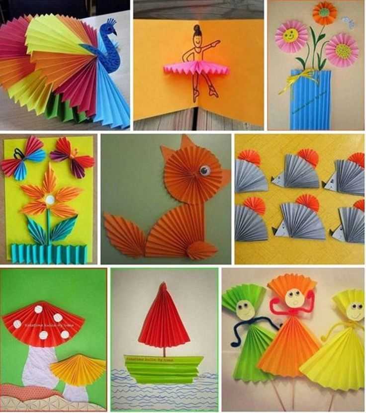 Поделки из цветной бумаги для детей: 115 фото классных и простых идей поделок из цветной бумаги