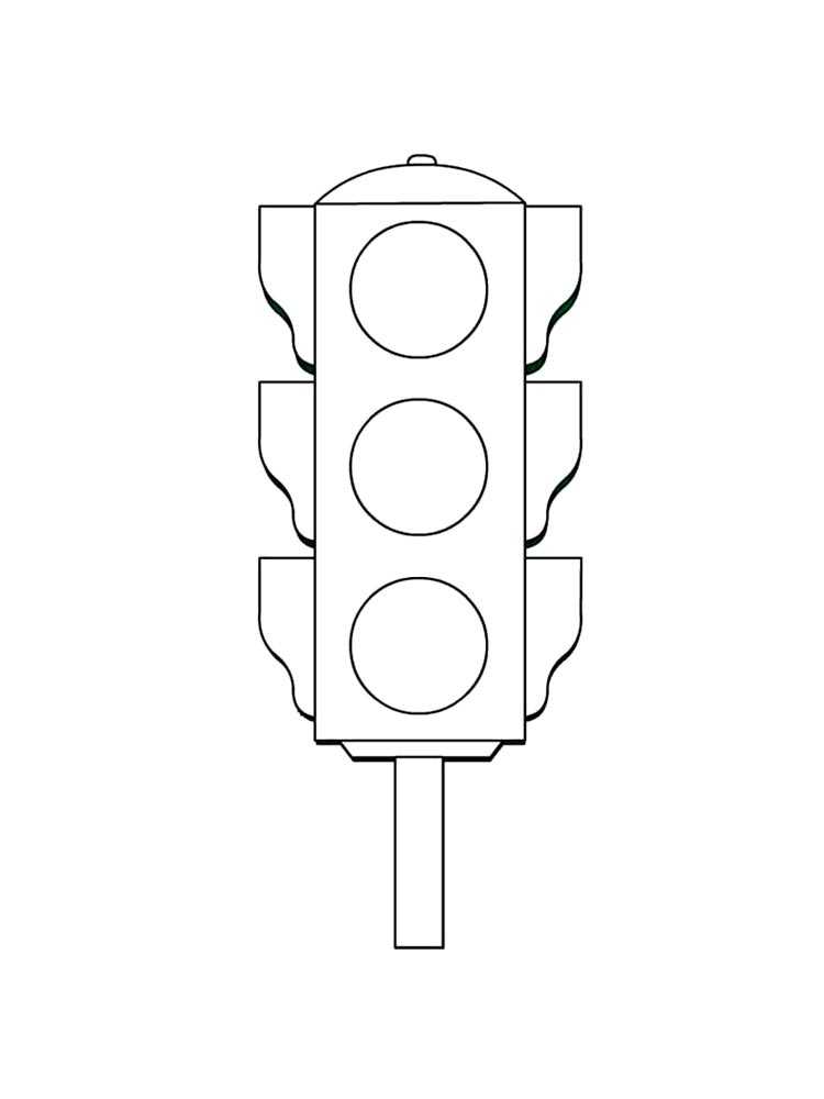 Как правильно рисовать светофор