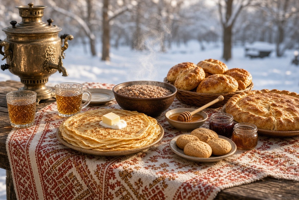Кейтеринг на народные гуляния: блины, каша и щи на Масленицу
