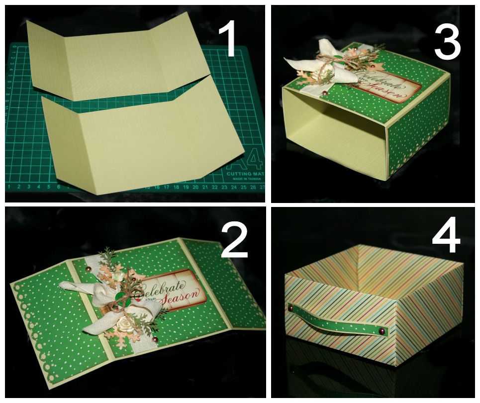 Коробочка для подарков своими руками из бумаги или картона: шаблоны и схемы