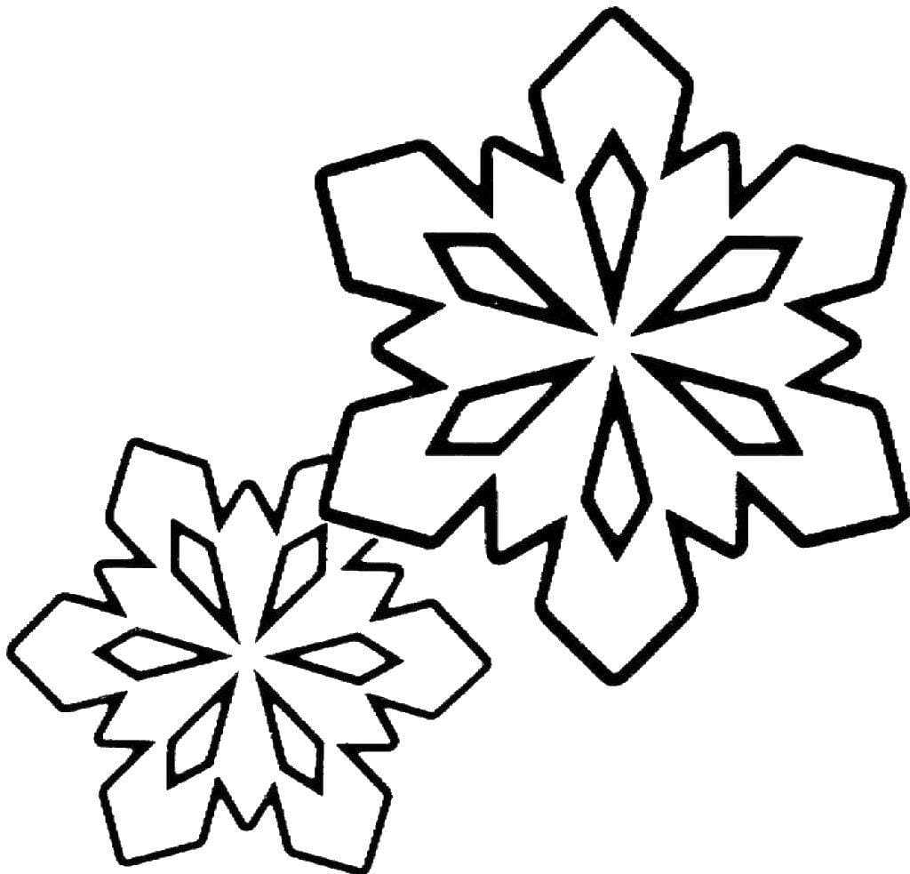 Раскраски Снежинка - Смотрите, скачивайте, и распечатывайте лучшие варианты раскрасок