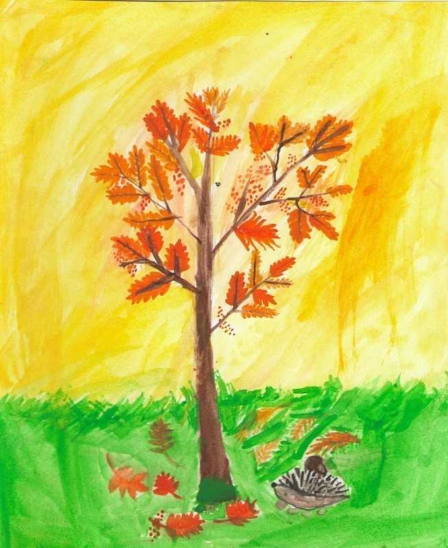 Рисунки гуашью для начинающих поэтапно простые, красивые на бумаге: пейзаж, натюрморт, осень, природа, цветы, коты, космос, зима