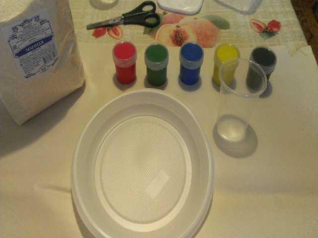 Как покрасить крупу дома