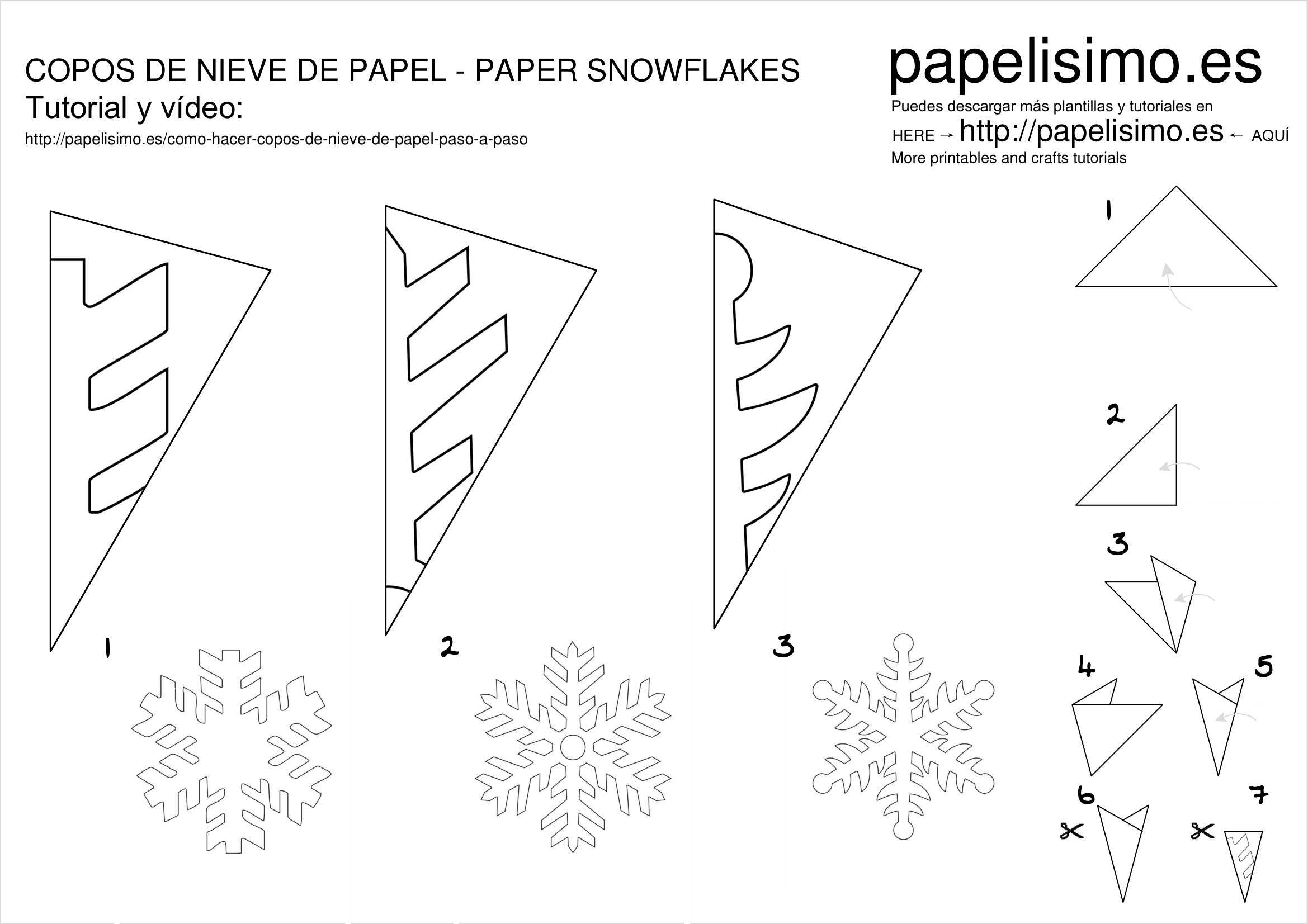 Объемные снежинки из бумаги своими руками, 11 мастер-классов