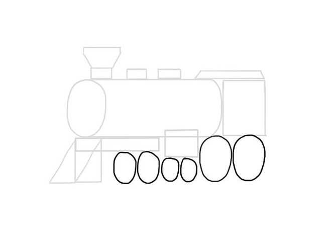 Как нарисовать поезд поэтапно карандашом: схемы и картинки для детей. учимся рисовать поезд своими руками