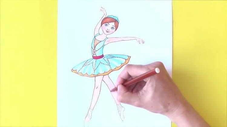Как нарисовать балерину — легкие детские и реалистичные рисунки карандашами и красками