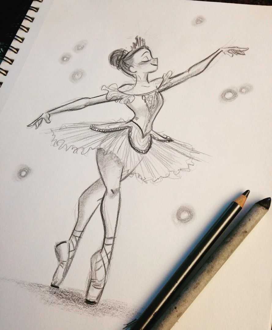 Как нарисовать фелис из мультика балерина поэтапно. как нарисовать балерину карандашом поэтапно