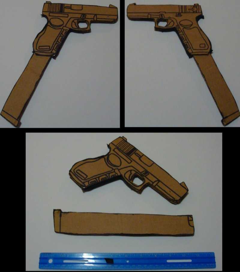 Как сделать из бумаги пистолет: подробная инструкция :: syl.ru