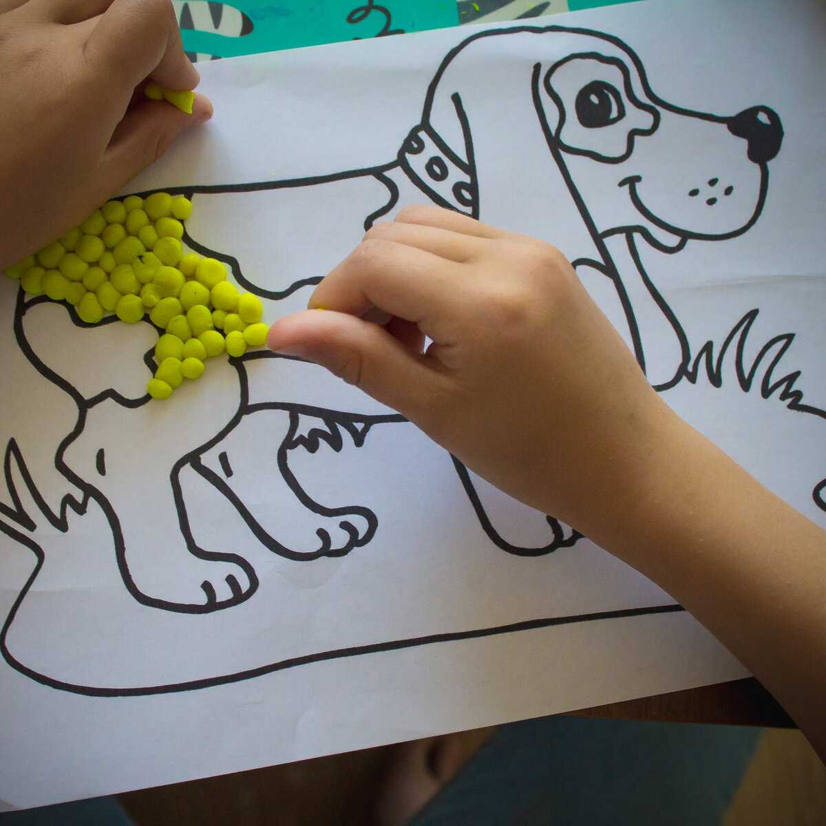 Рисование пластилином на картоне для детей - интеллект блог