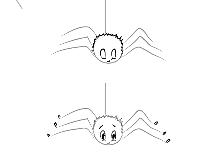 Как нарисовать человека паука легко по клеточкам поэтапно