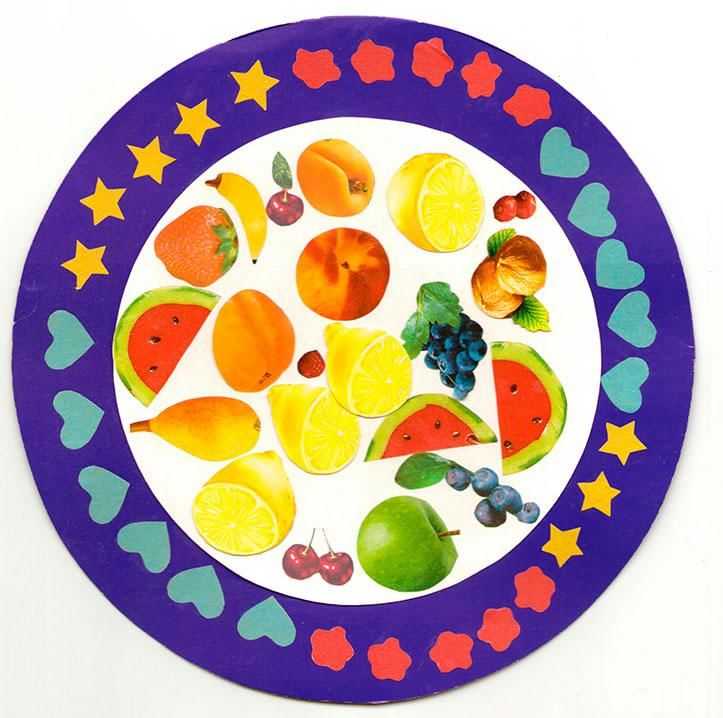 Аппликация фрукты и овощи своими руками - подборка пошаговых мастер-классов для детей