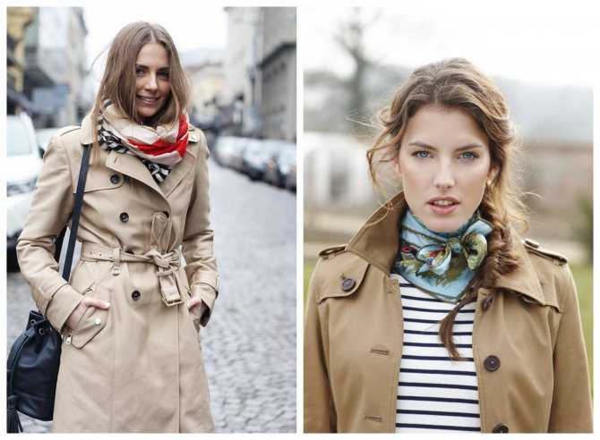 Шарф на пальто: как красиво завязать