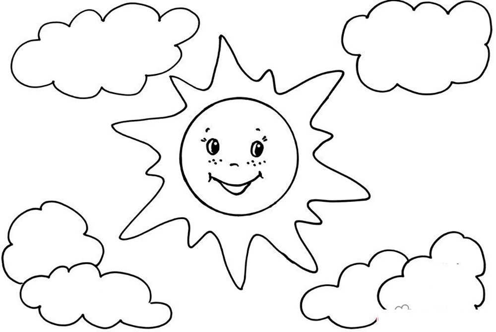 В процессе рисования задействованы два полушария головного мозга, активно возникают межполушарные связи Малыш учится думать, сравнивать и фантазировать Рисование или раскраска солнышка с улыбкой и лучиками настраивает детей на позитивный лад и поднимает н