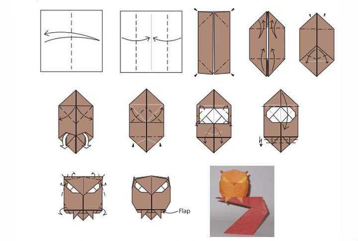 Как сделать лисичку-оригами