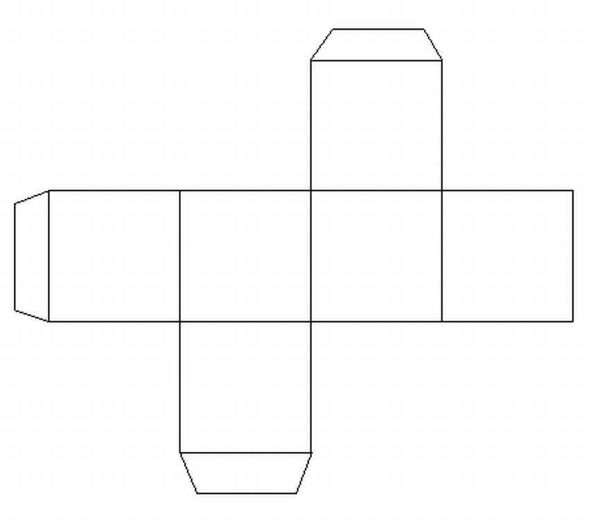 Как сделать куб из бумаги или картона: схема с фото и видео