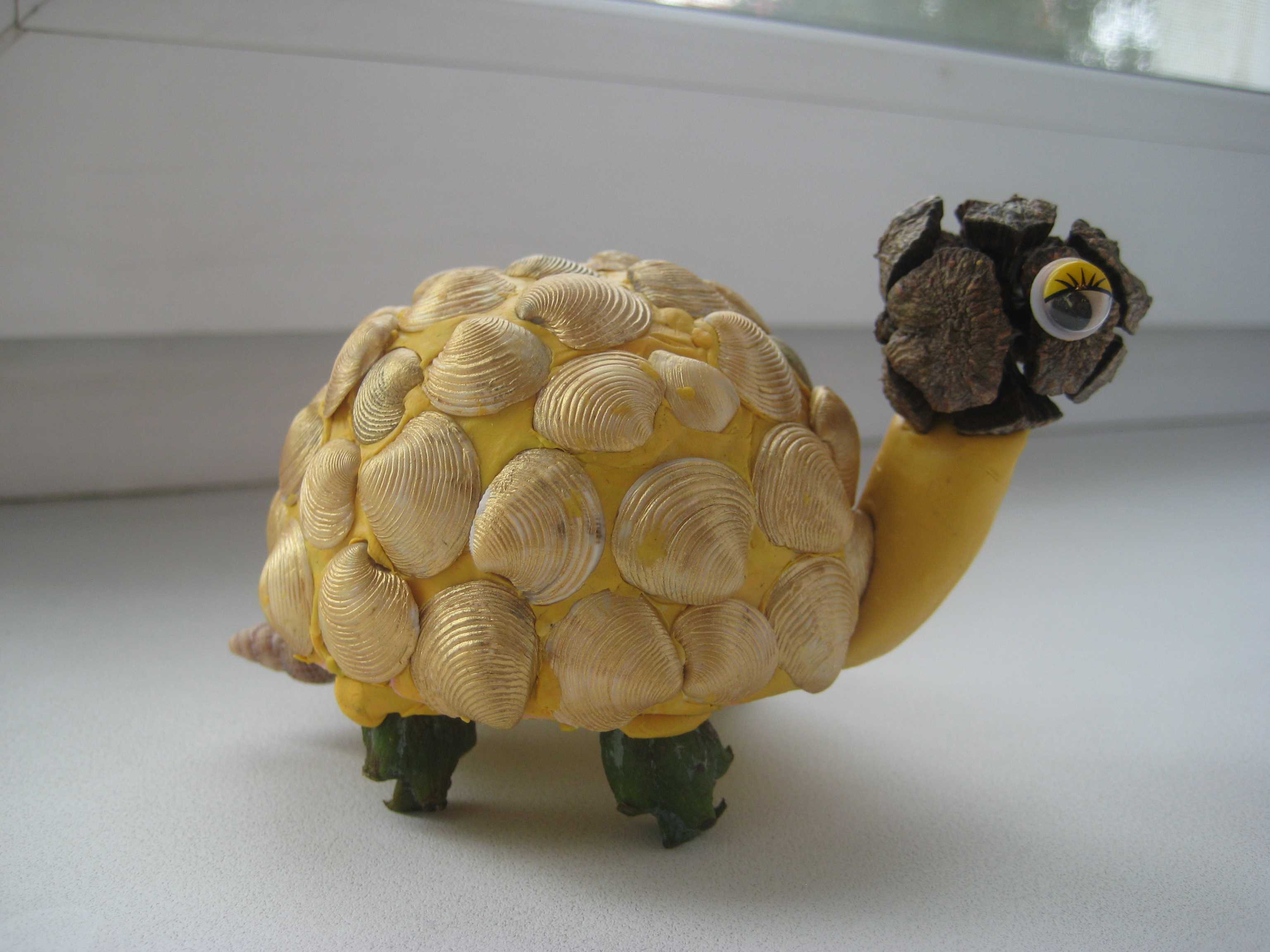 Мастер-класс поделка изделие моделирование конструирование папье-маше черепаха -мк