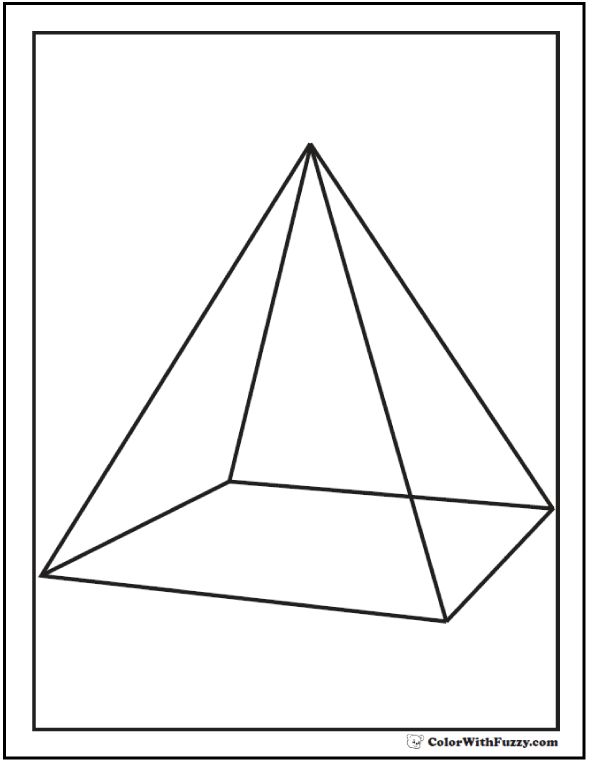 Как сделать объемную пирамиду — пошаговая инструкция