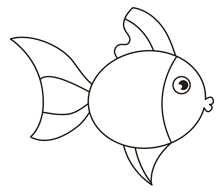 Как нарисовать аквариум с рыбками ребенку