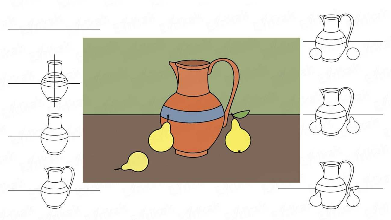 Как нарисовать помидор поэтапно 11 уроков
