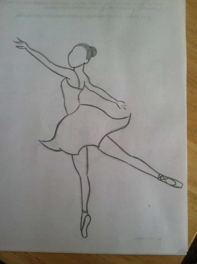 Рисунки балерины для срисовки карандашом (27 фото)