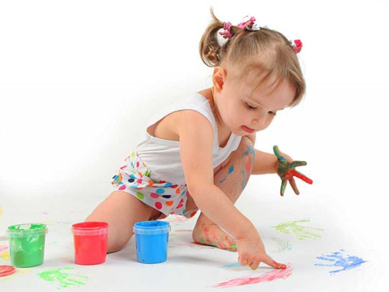 Рисование пальчиками для детей в младших группах детского сада: какие краски нужны