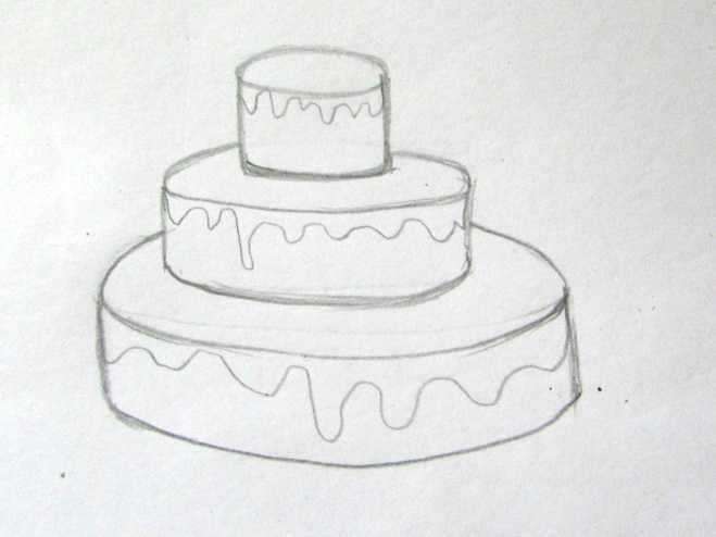 Как нарисовать торт карандашом: поэтапное создание рисунка для подарка на день рождения