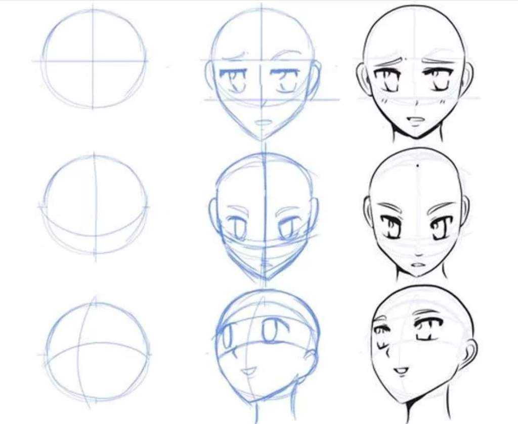 Как нарисовать аниме парня карандашом