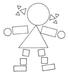 Аппликация из геометрических фигур 2 класс 🥝 картинки, рисунки, животные, шаблоны для дошкольников