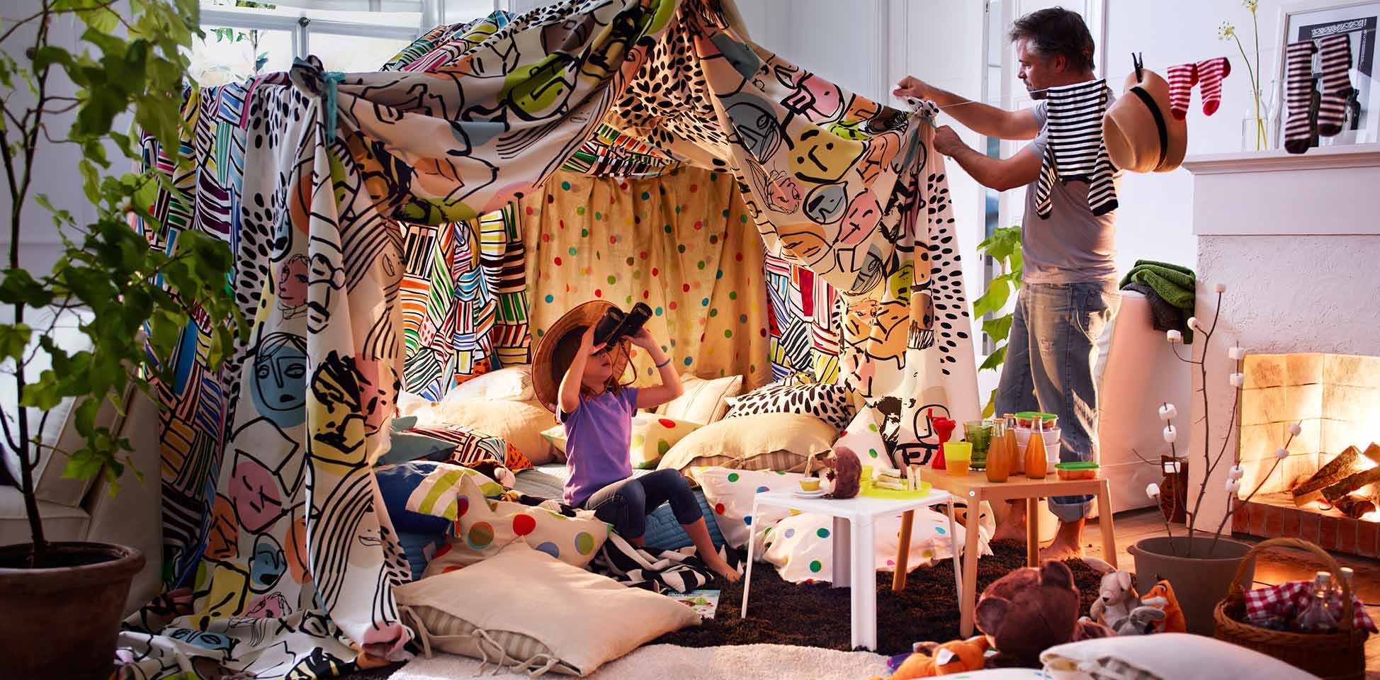 Дом из одеяла и подушек для детей: как сделать своими руками