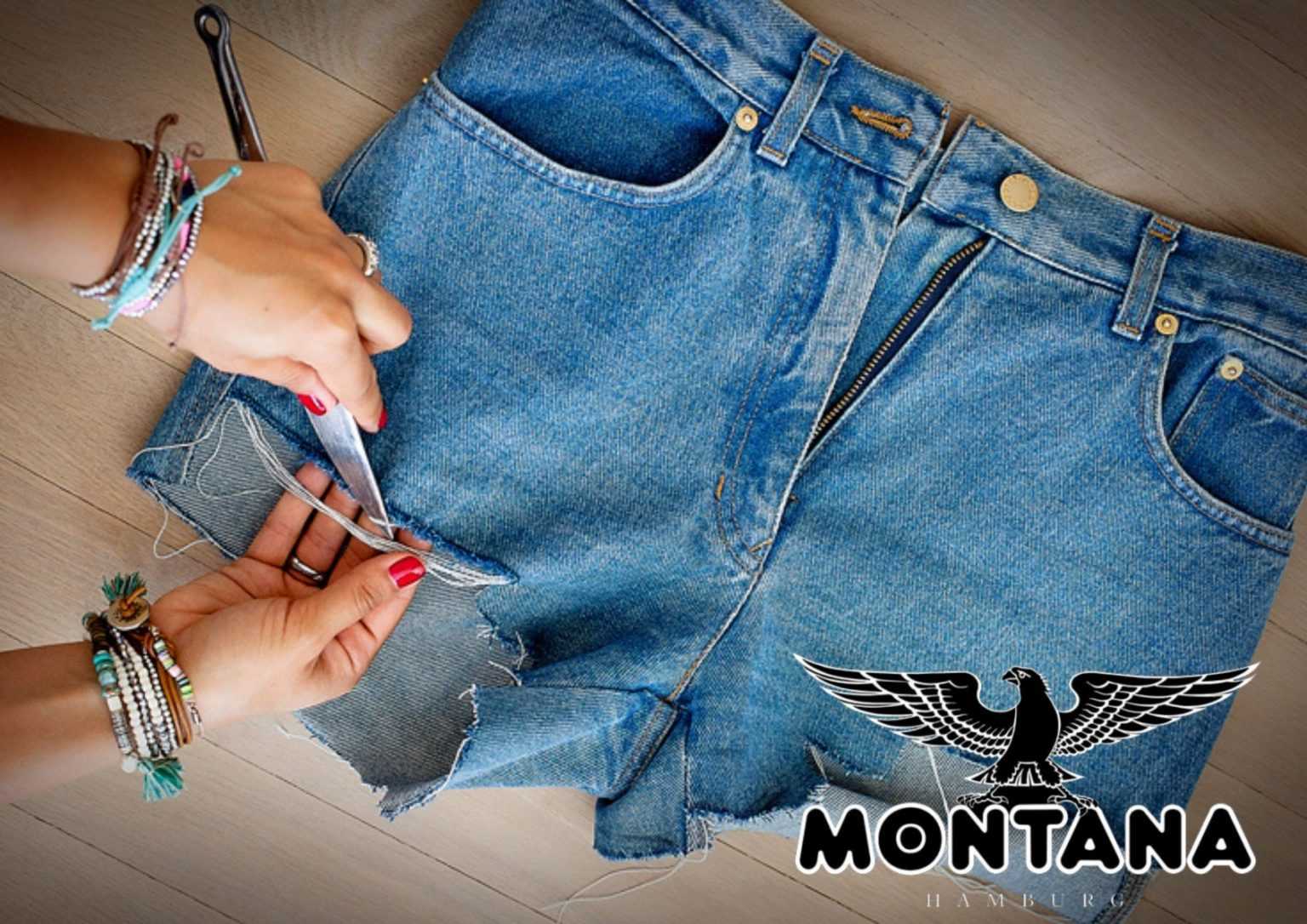 Как сделать шорты из старых джинсов - wikihow