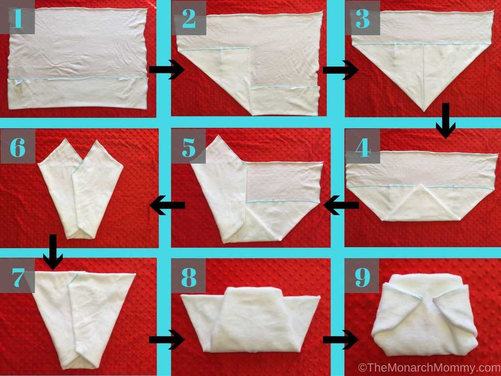 Мастер-класс: как сшить подгузники для новорожденных из ткани своими руками