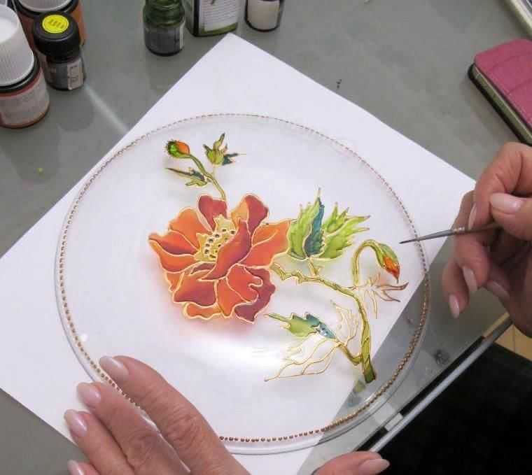 Роспись по керамике - вазы, посуда или плитка с петриковской росписью