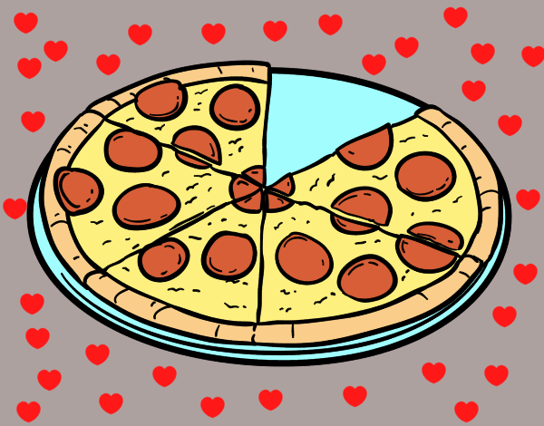 Как нарисовать пиццу  поэтапно 10 уроков