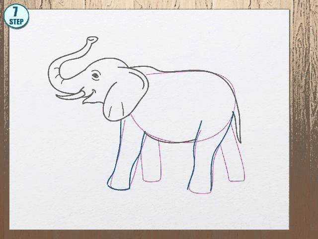Как нарисовать слона поэтапно карандашом - три легких мастер-класса для детей