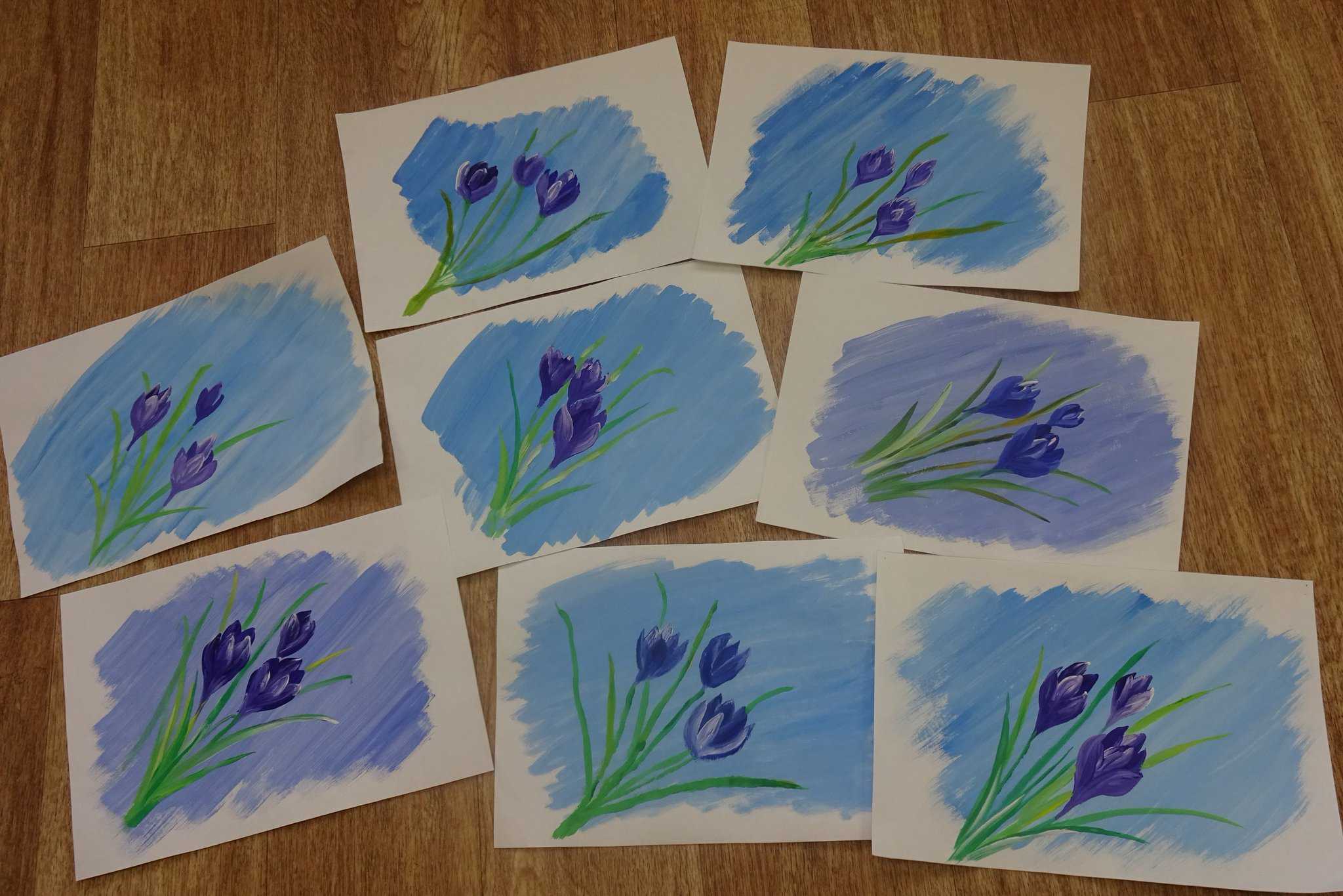 Как нарисовать весну красками: поэтапные мастер-классы для начинающих