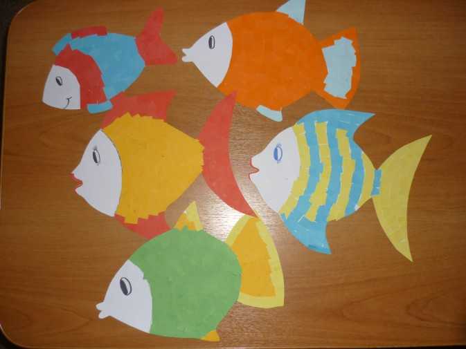 Рисование декоративное с элементами аппликации и письма в подготовительной группе «рыбки играют, рыбки сверкают». воспитателям детских садов, школьным учителям и педагогам - маам.ру