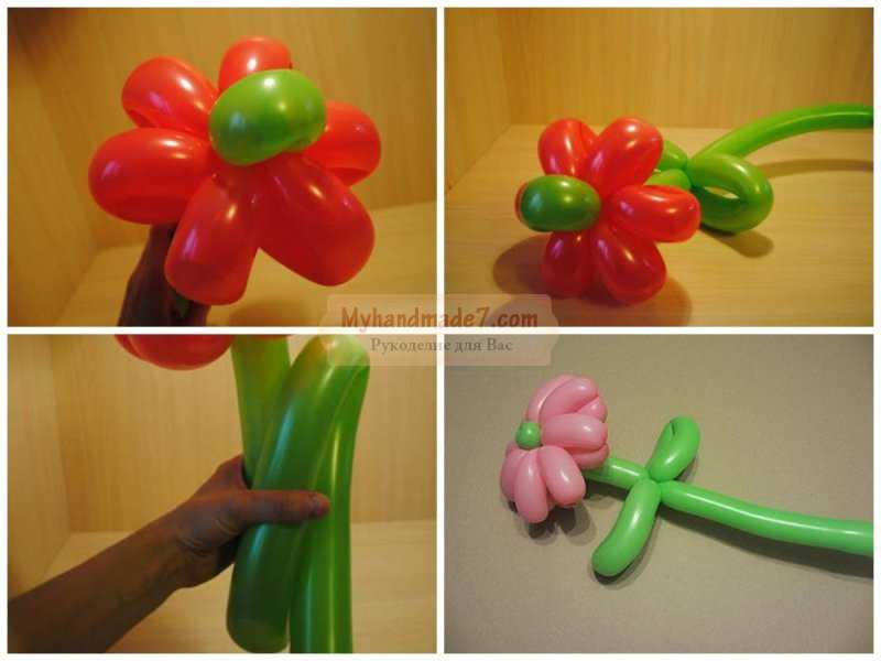 Цветы из шаров своими руками поэтапно: как сделать букет из шариков колбасок (шдм), пошаговая инструкция для начинающих + схемы, фото и видео