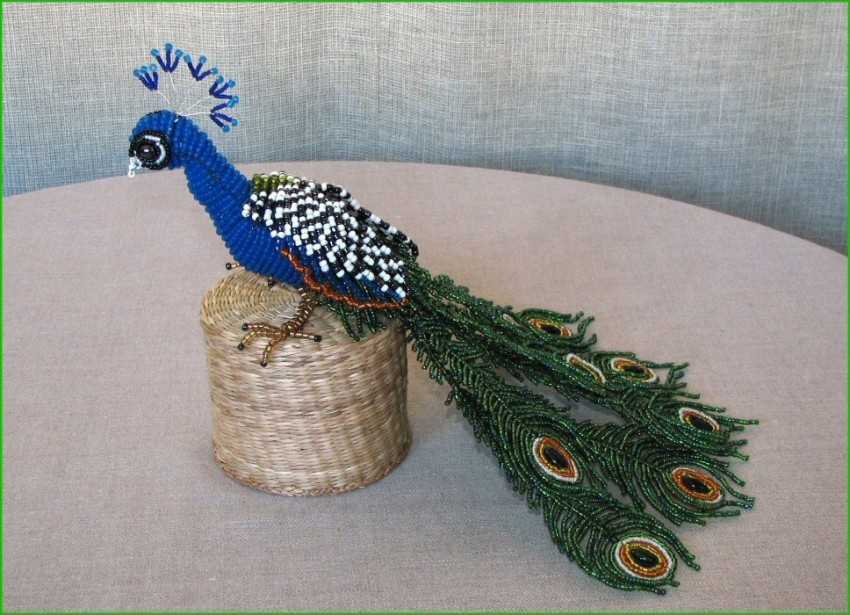 Птицы из бисера, брошь и удивительные украшения, мастер класс, схемы плетения своими руками