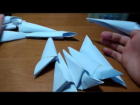 Как сделать оригами когти из бумаги: выбираем материалы и мастерим необычную поделку