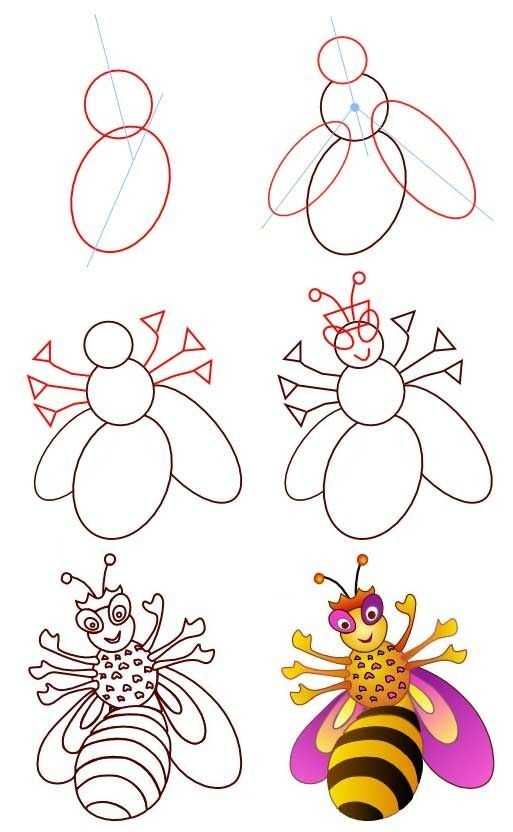 Бумага, карандаши, трафареты для рисования карандашом, как поэтапно сделать графический рисунок на пчелиную тему шестиугольник, соты, пчела, идеи рисунков карандашом для детей: пчелка Майя, медоносные насекомые на сотах, улей, пасека, прикольные и смешные