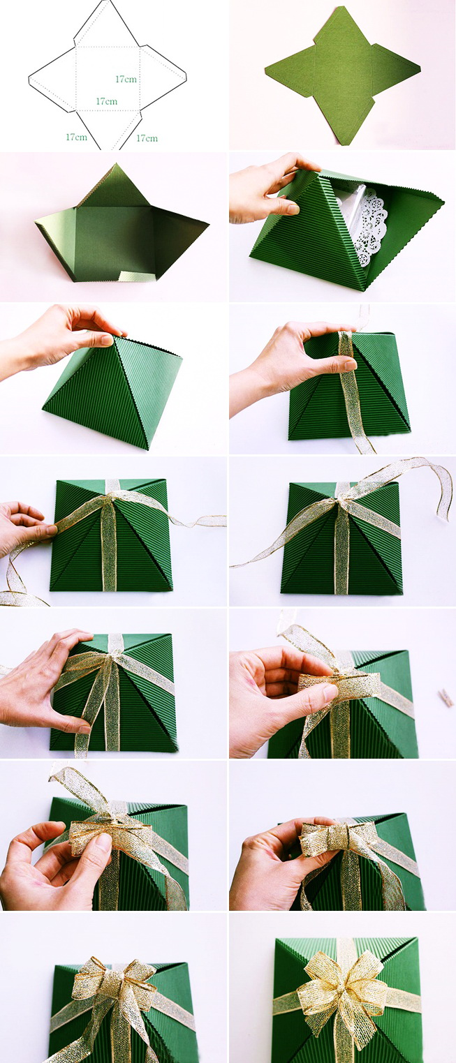 Как упаковать подарок в подарочную упаковку без коробки, как упаковать квадратный, круглый подарок в упаковку своими руками