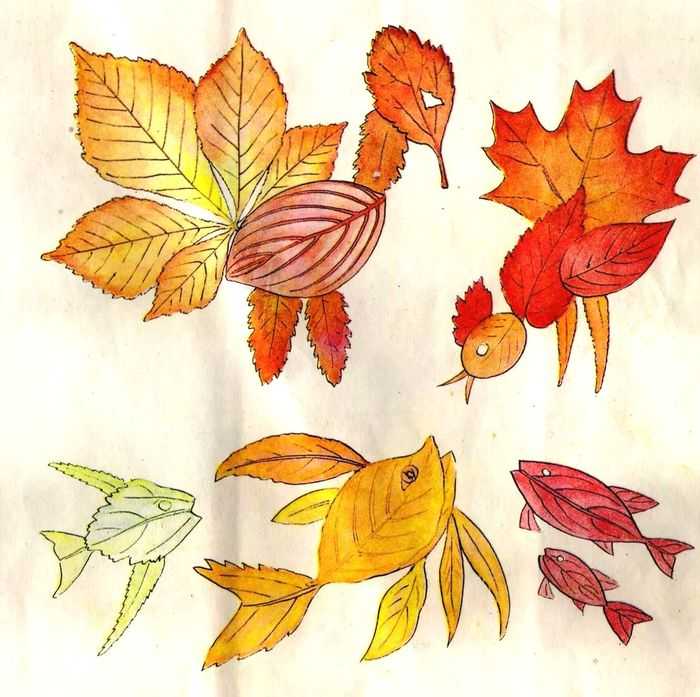 Поделки из осенних листьев: 40 идей в картинках для праздника осени!